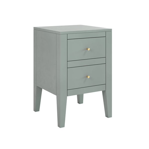 Alton Bedside Pigeon Grey 2 Drawer