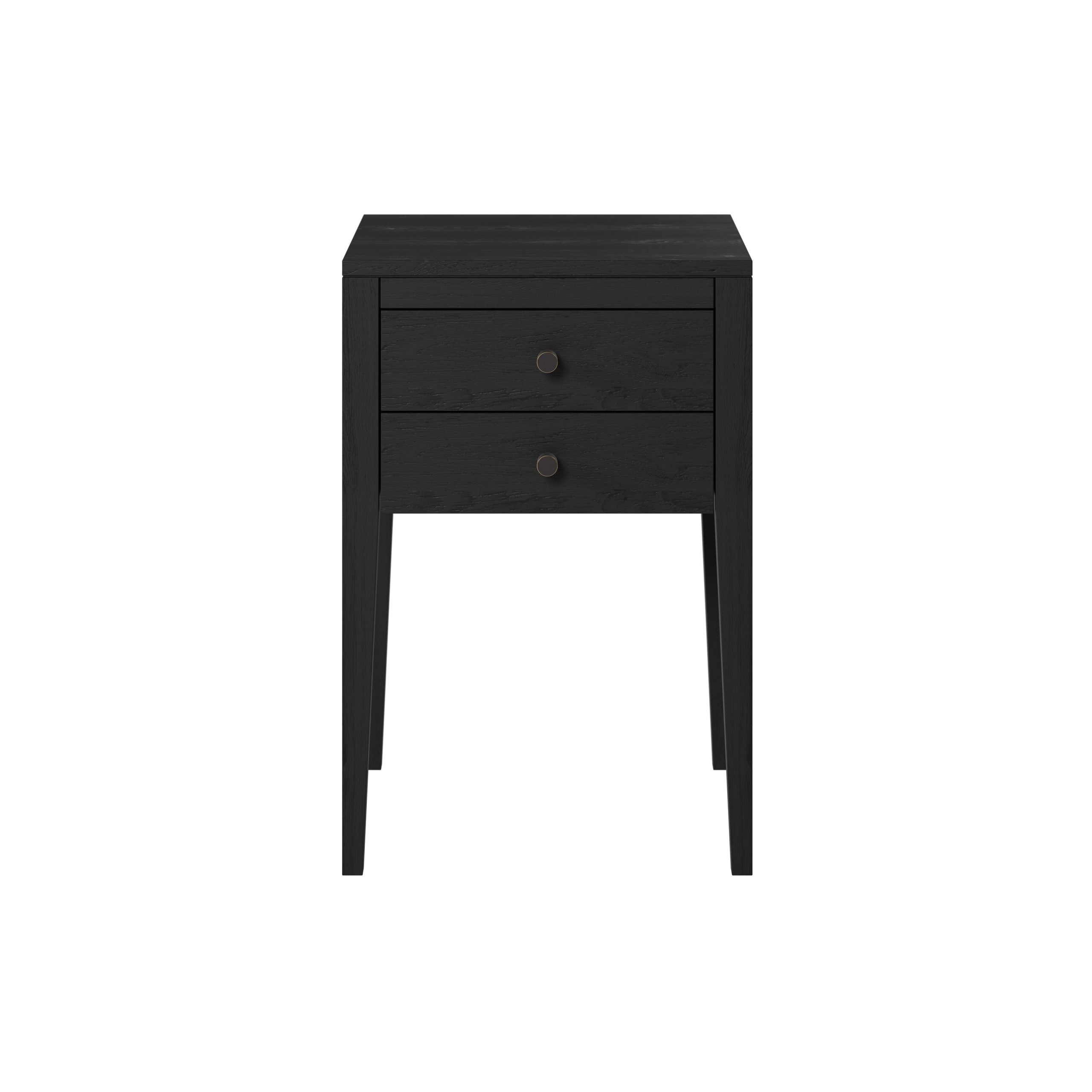 Radford Bedside Black 2 Drawers