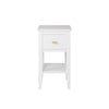 Chilworth Bedside White Birch 1 Drawer