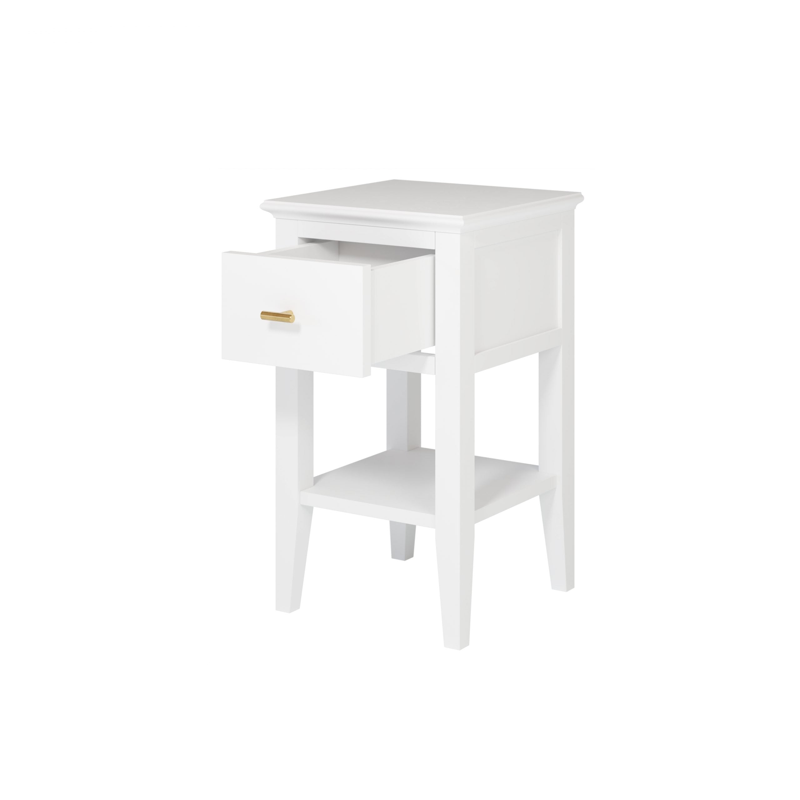 Chilworth Bedside White Birch 1 Drawer