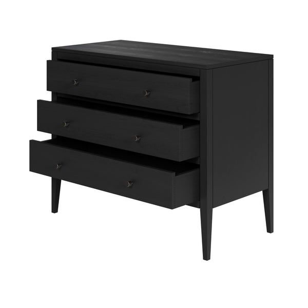 Radford Chest of 3 Drawers Black