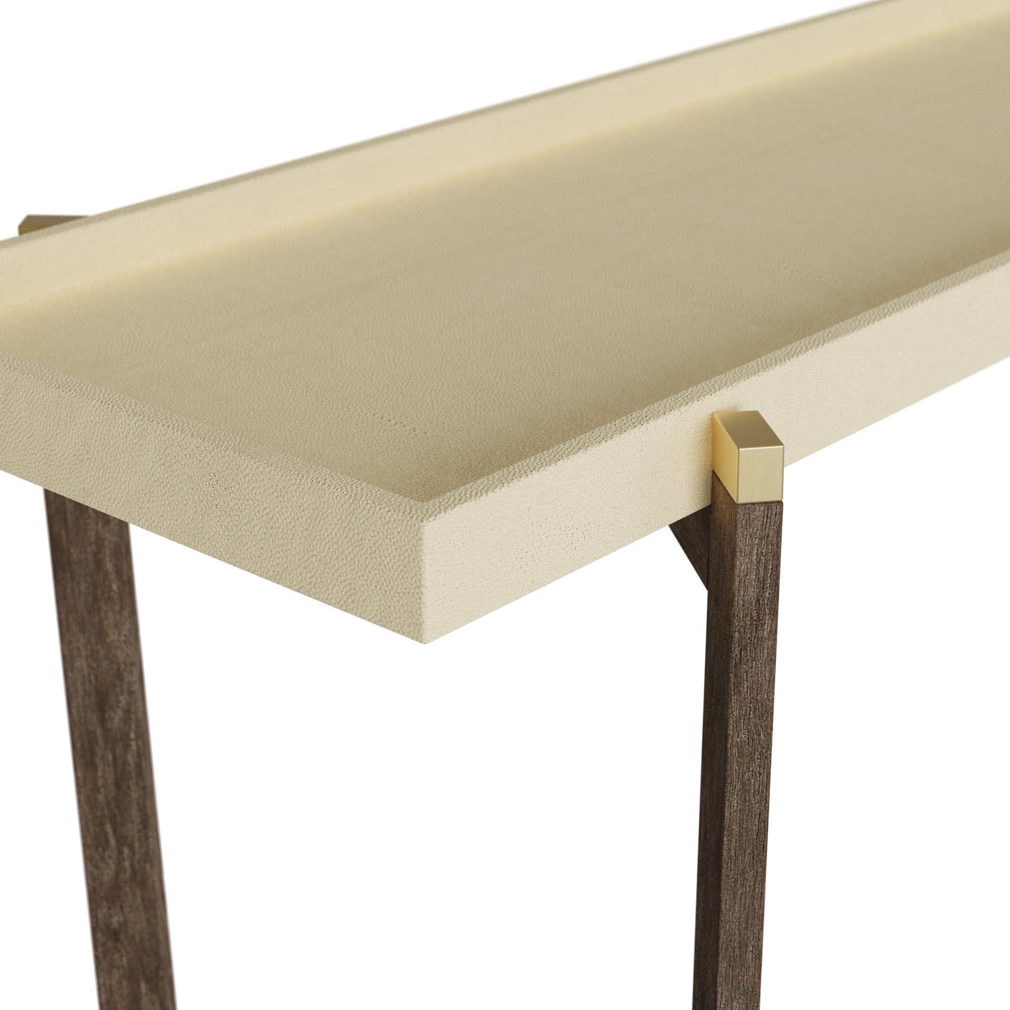 Hambledon Console Table Cream Shagreen