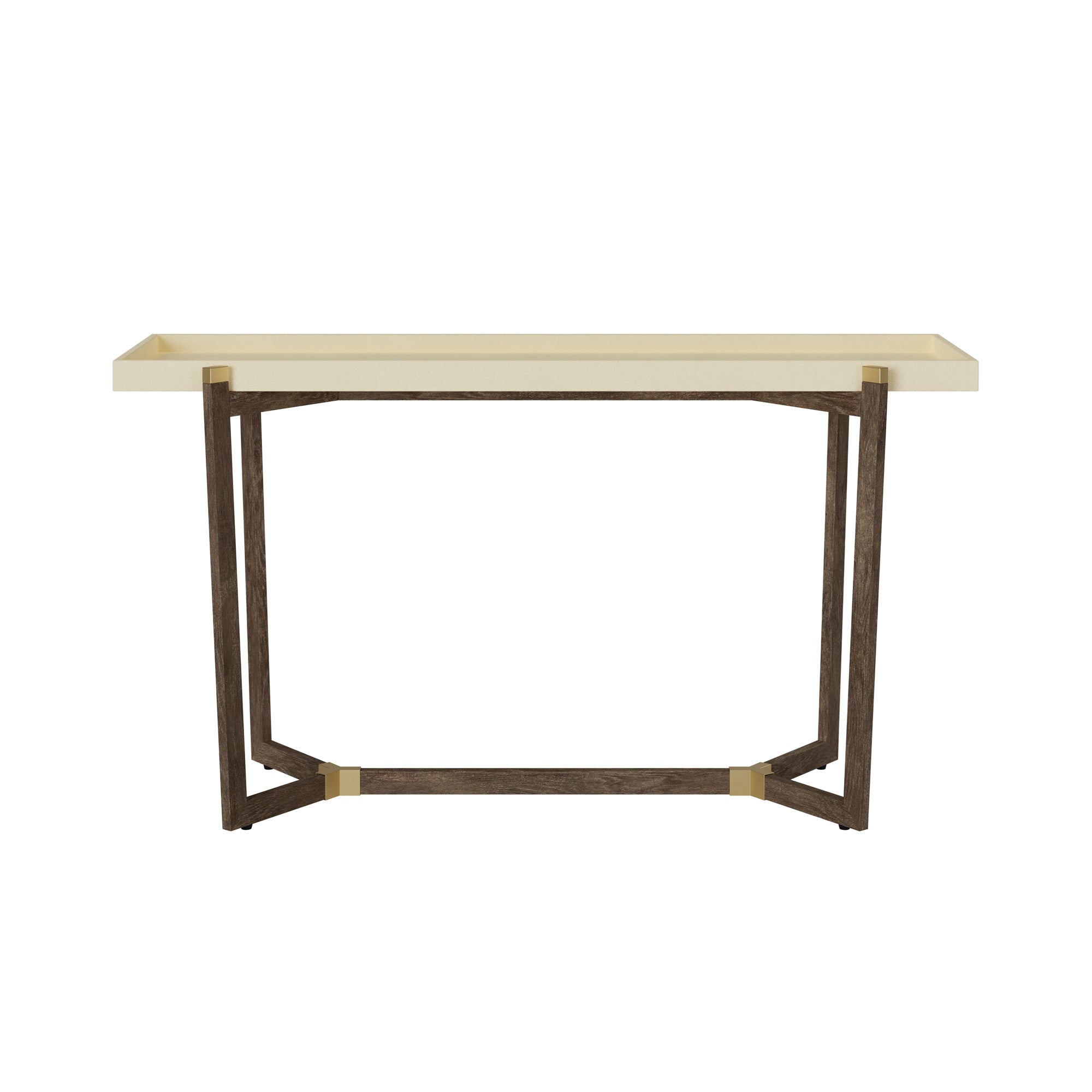 Hambledon Console Table Cream Shagreen