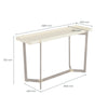 Hambledon Console Table Cream Shagreen