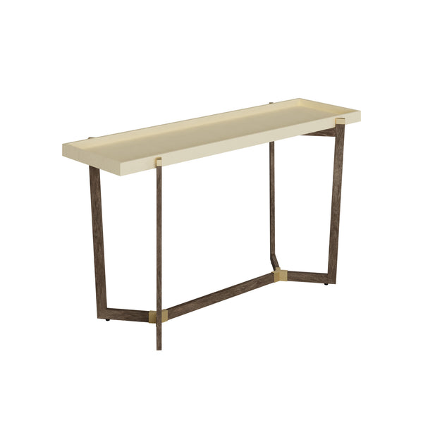 Hambledon Console Table Cream Shagreen