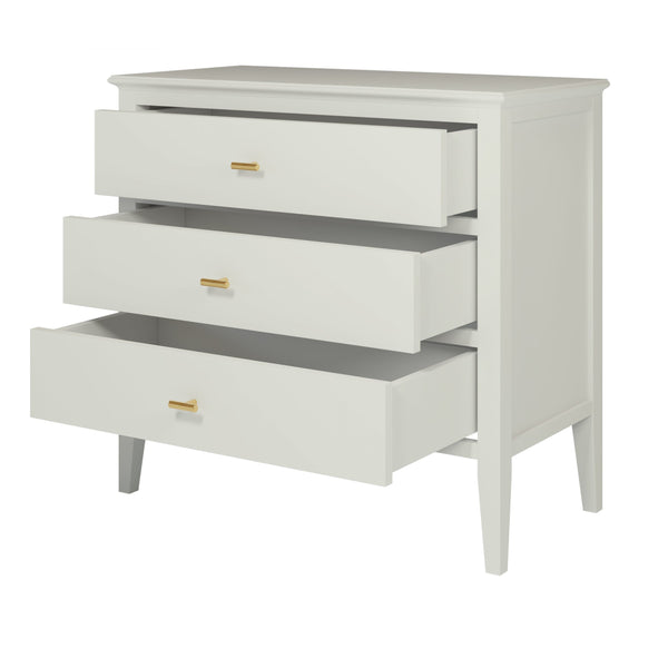 Chilworth Chest of 3 Drawers Grey