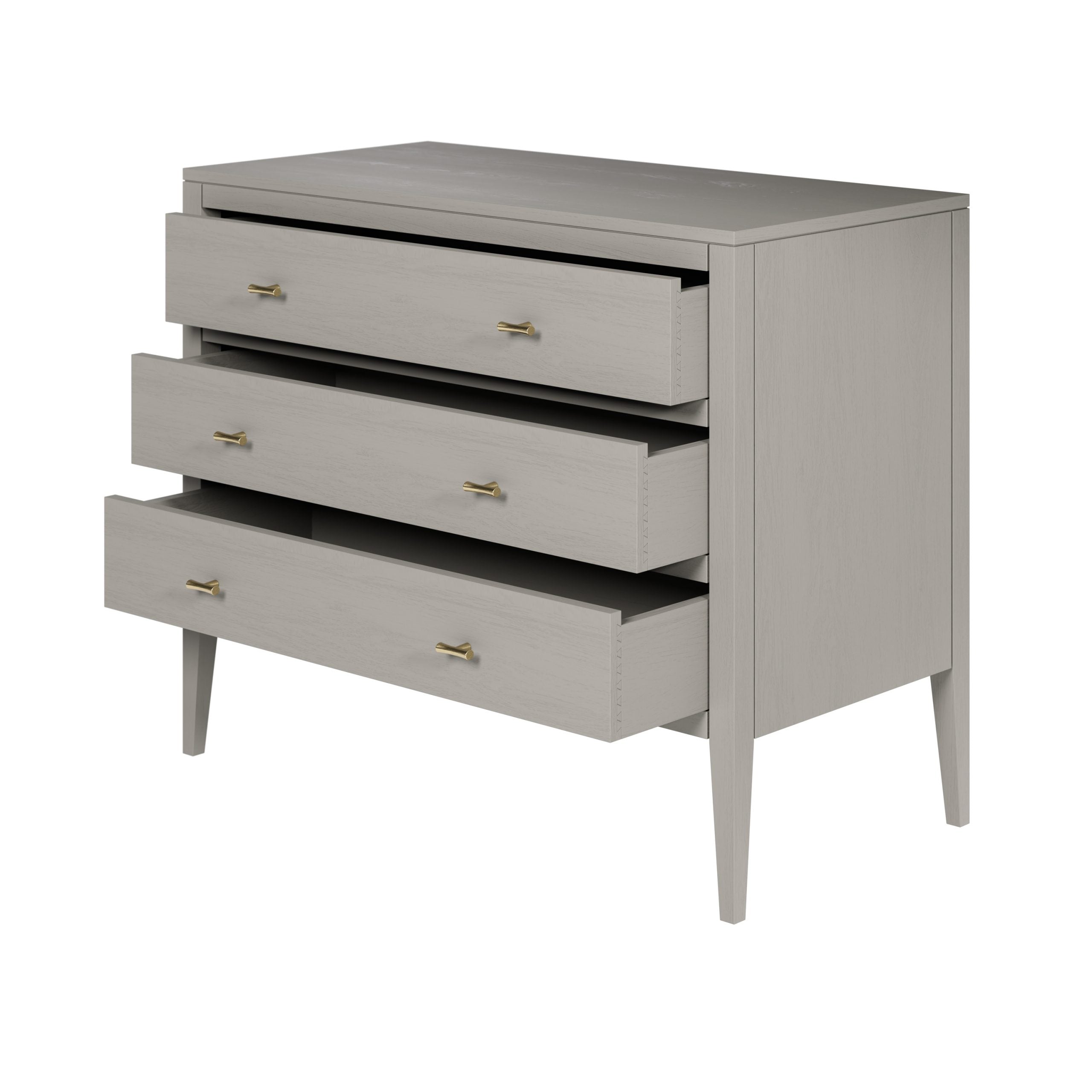 Radford Chest of 3 Drawers Grey