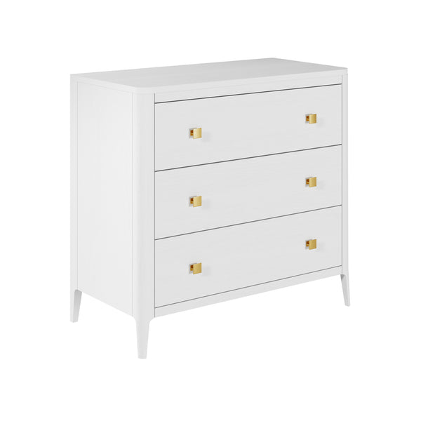 Abberley Chest of 3 Drawers White