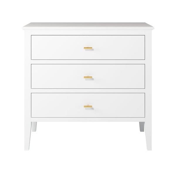 Chilworth Chest of 3 Drawers White