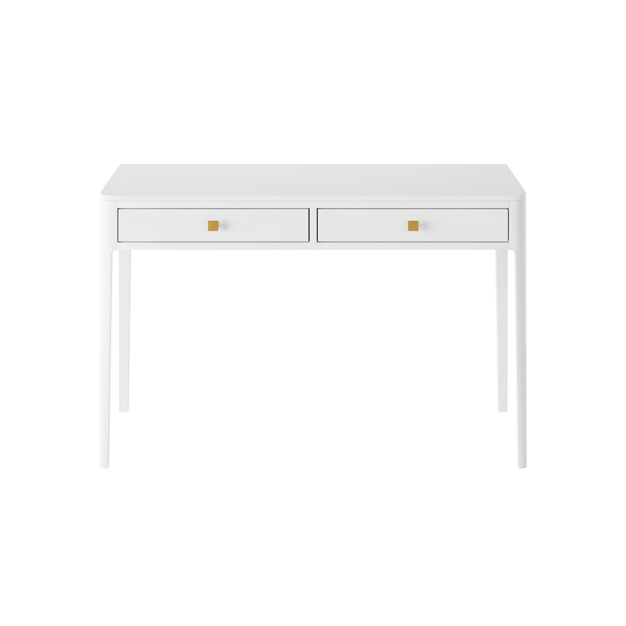 Abberley Desk White 2 Drawer