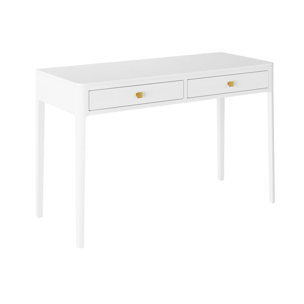 Abberley Desk White 2 Drawer