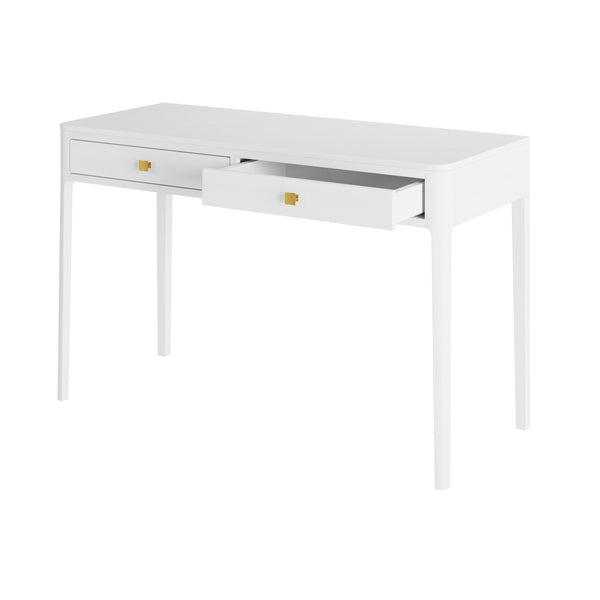 Abberley Desk White 2 Drawer