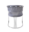 Porado Grey Silver Dining Chair