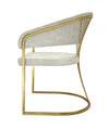 Porado Cream Gold Dining Chair