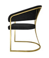 Porado Black Gold Dining Chair