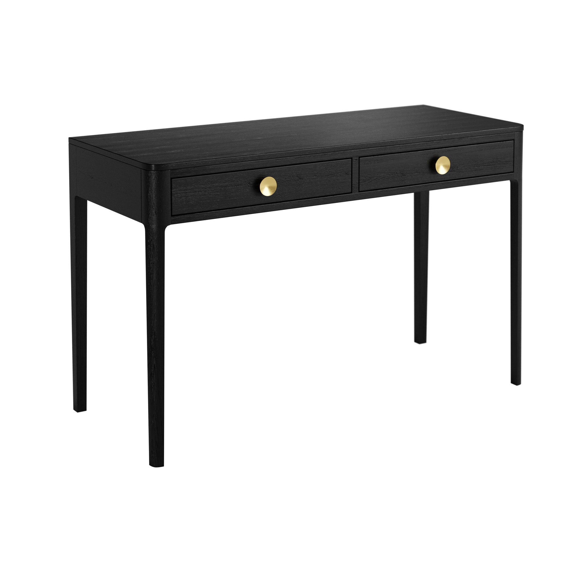 Abberley Desk Black 2 Drawer