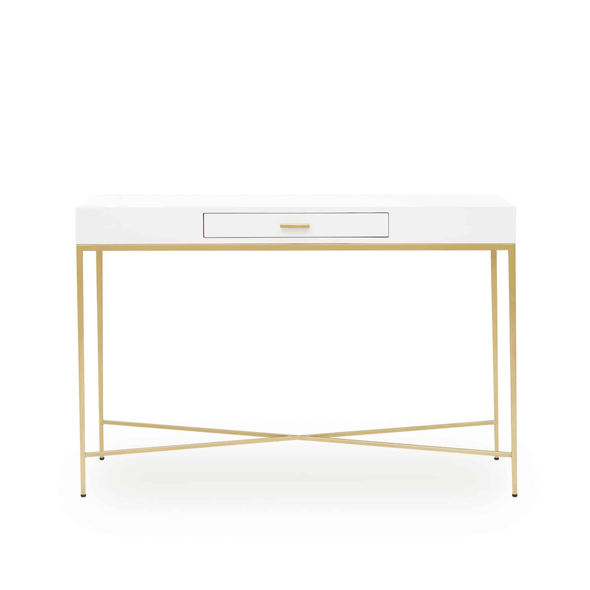 Berkeley Console White 1 Drawer