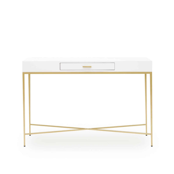 Berkeley Console White 1 Drawer