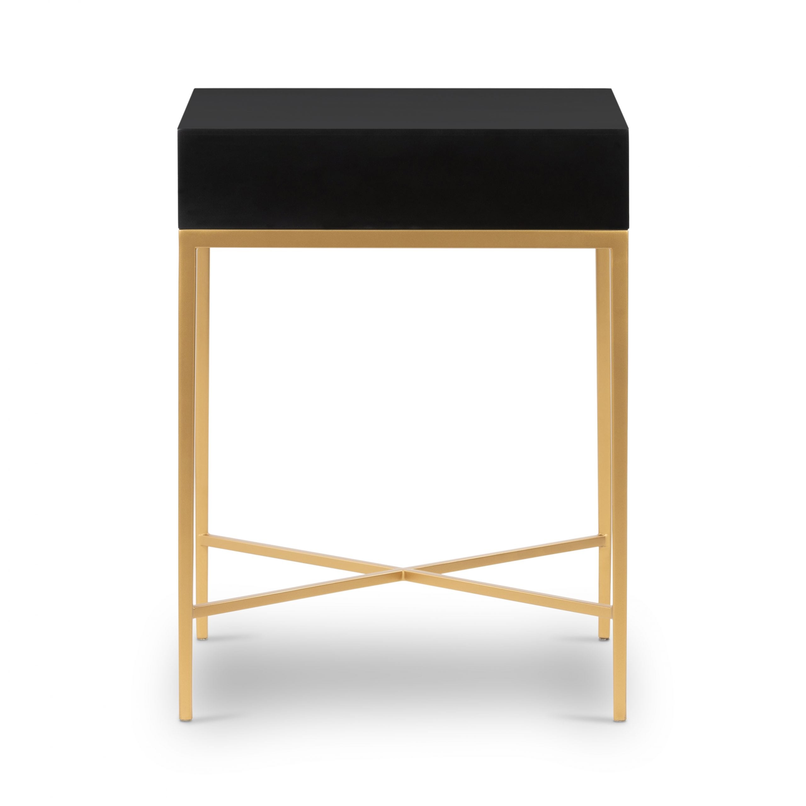 Berkeley End Table Black 1 Drawer