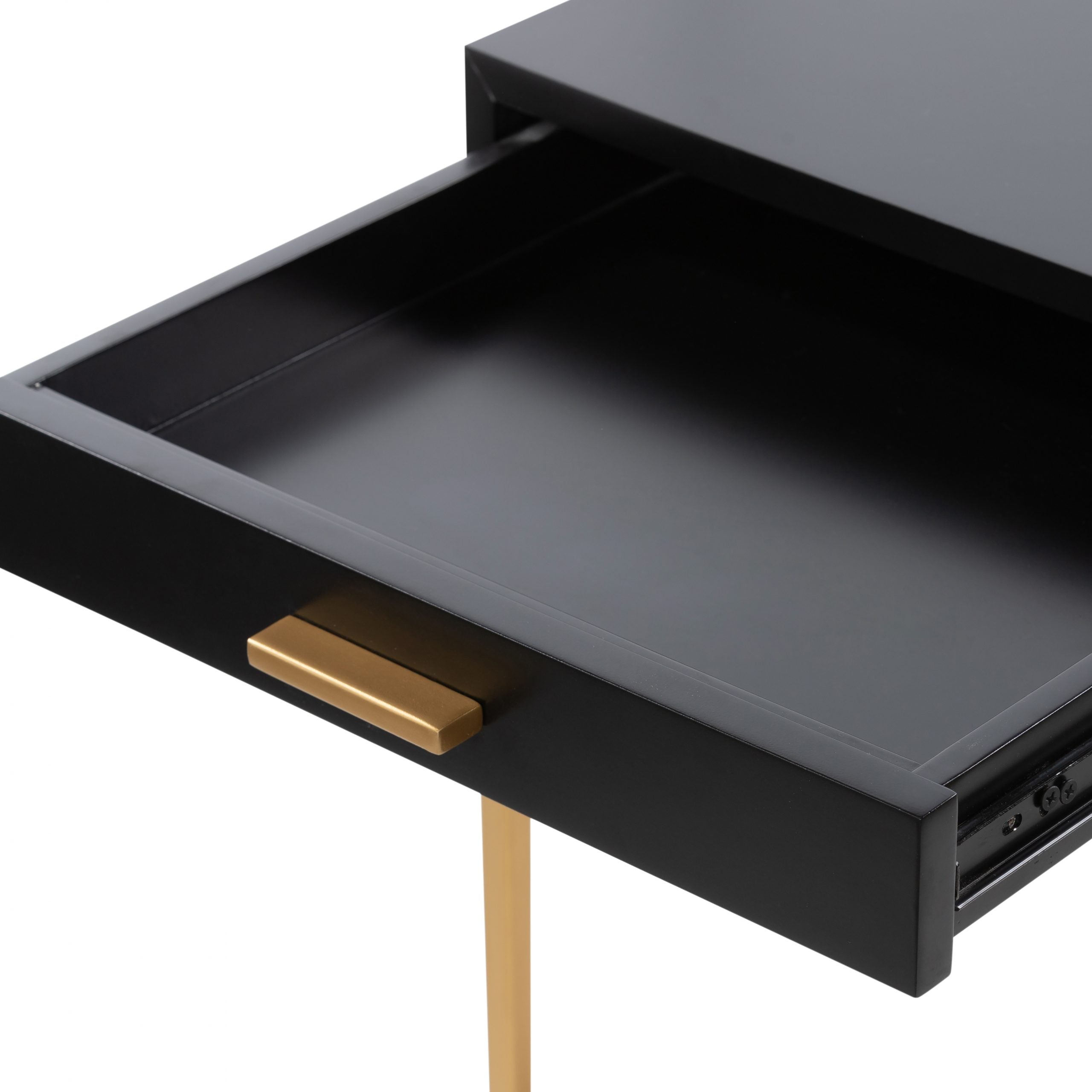 Berkeley End Table Black 1 Drawer