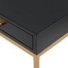 Berkeley End Table Black 1 Drawer