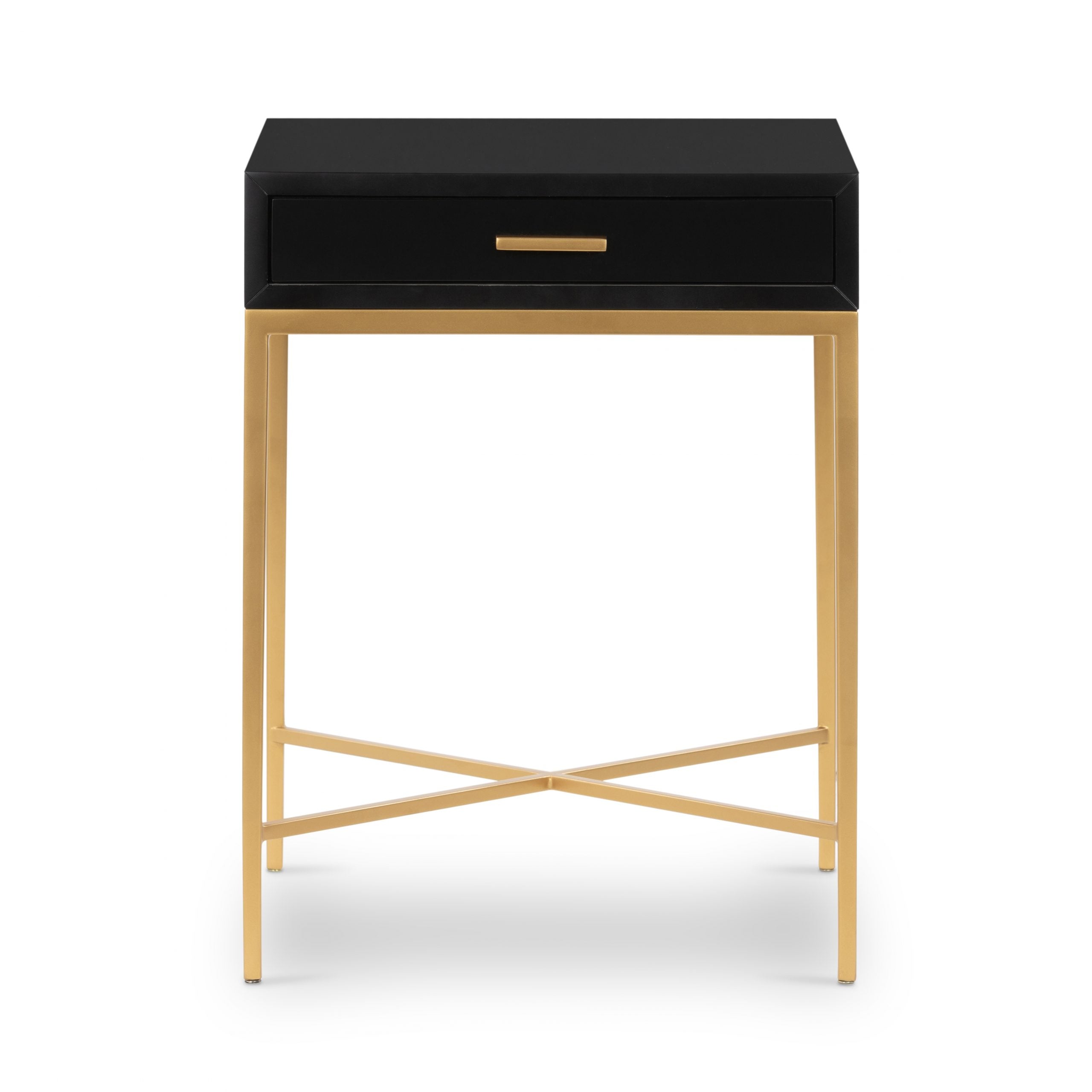 Berkeley End Table Black 1 Drawer