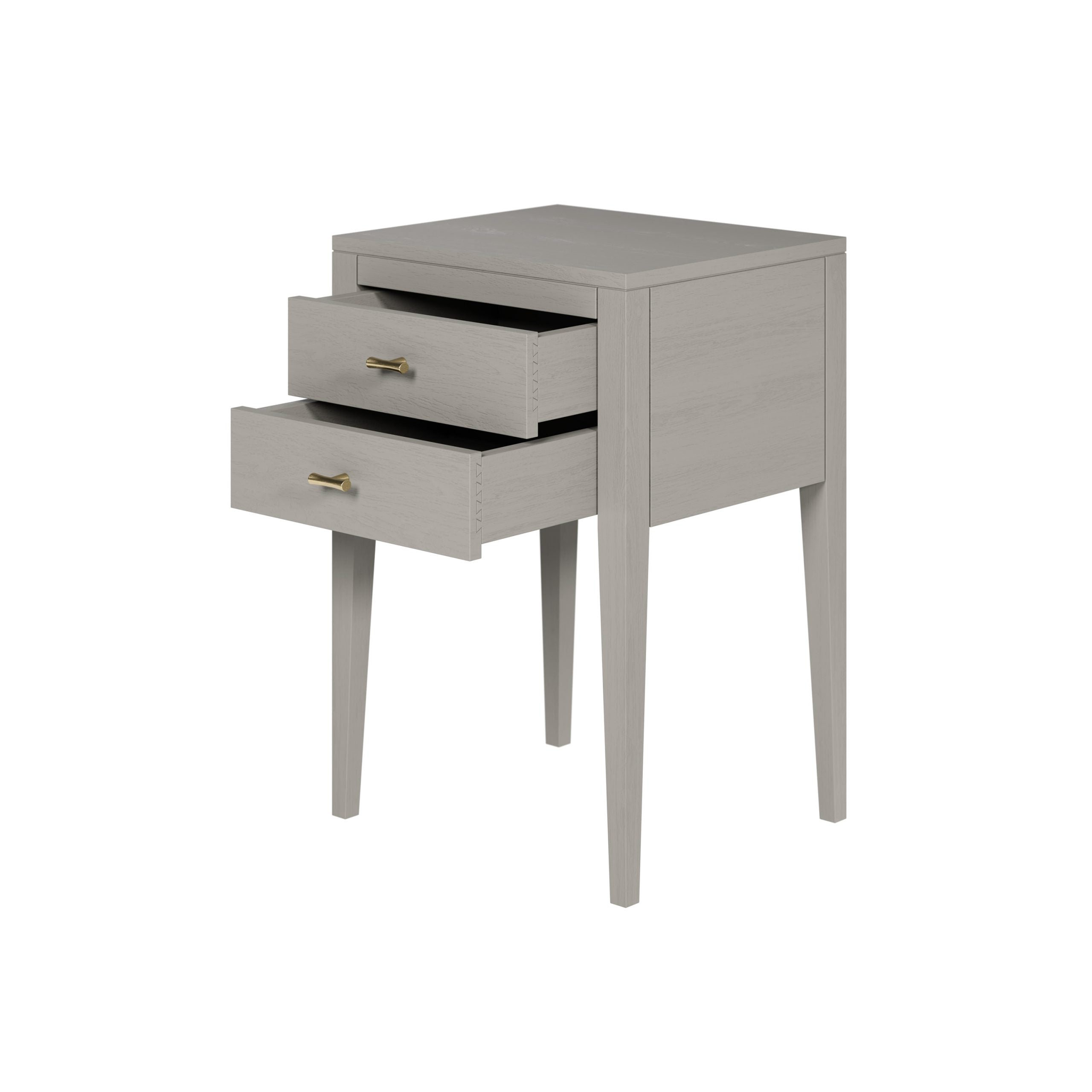 Radford Bedside Grey 2 Drawers