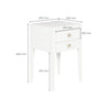 Radford Bedside White 2 Drawers