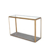 Elmley Glass Top Console Table