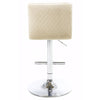 Elegant Mink Plush Fabric bar Stool - AR Furnishings