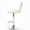 Elegant Mink Plush Fabric bar Stool - AR Furnishings