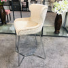 Osaka Mink Quilted Bar Stool - AR Furnishings