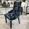 Premium Vegas Crushed Velvet Dining Chairs - AR Furnishings