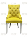 Majestic Mustard Velvet Dining Chair - AR Furnishings