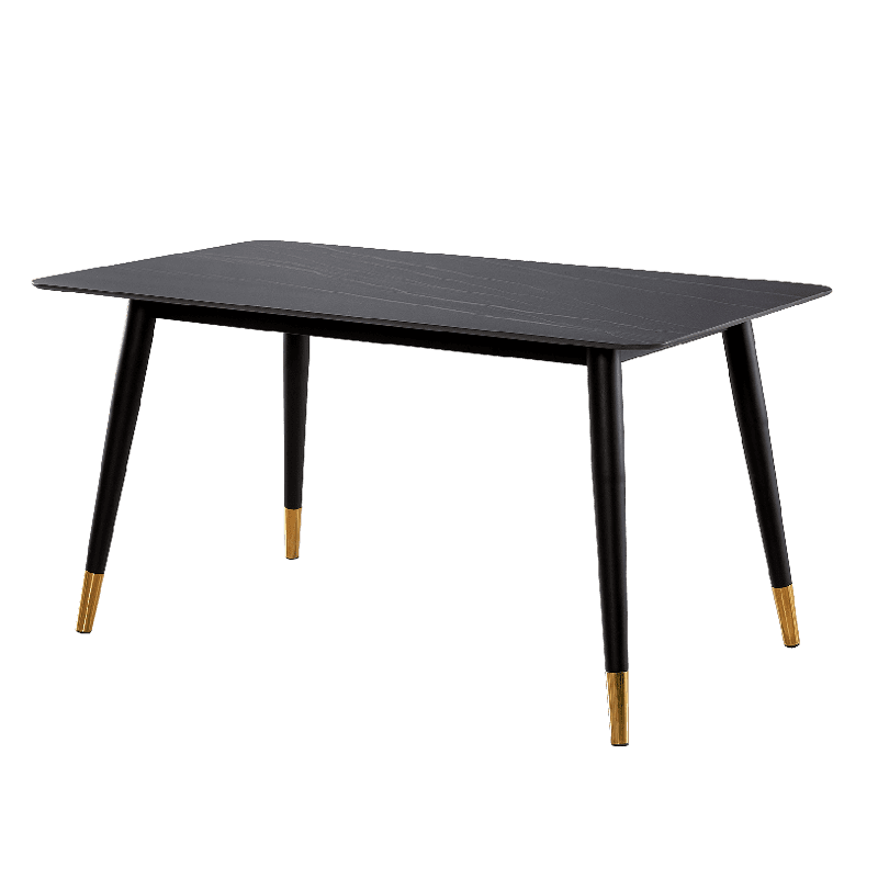 Alexander Marble Dining Table Black 130x80cm