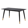 Alexander Marble Dining Table Black 130x80cm