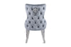 Victoria Grey Silver Dining Chair - AR Furnishings