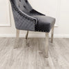 Bentley Dining Chair All Colours with Lion Knocker & Quilted Back - AR Furnishings