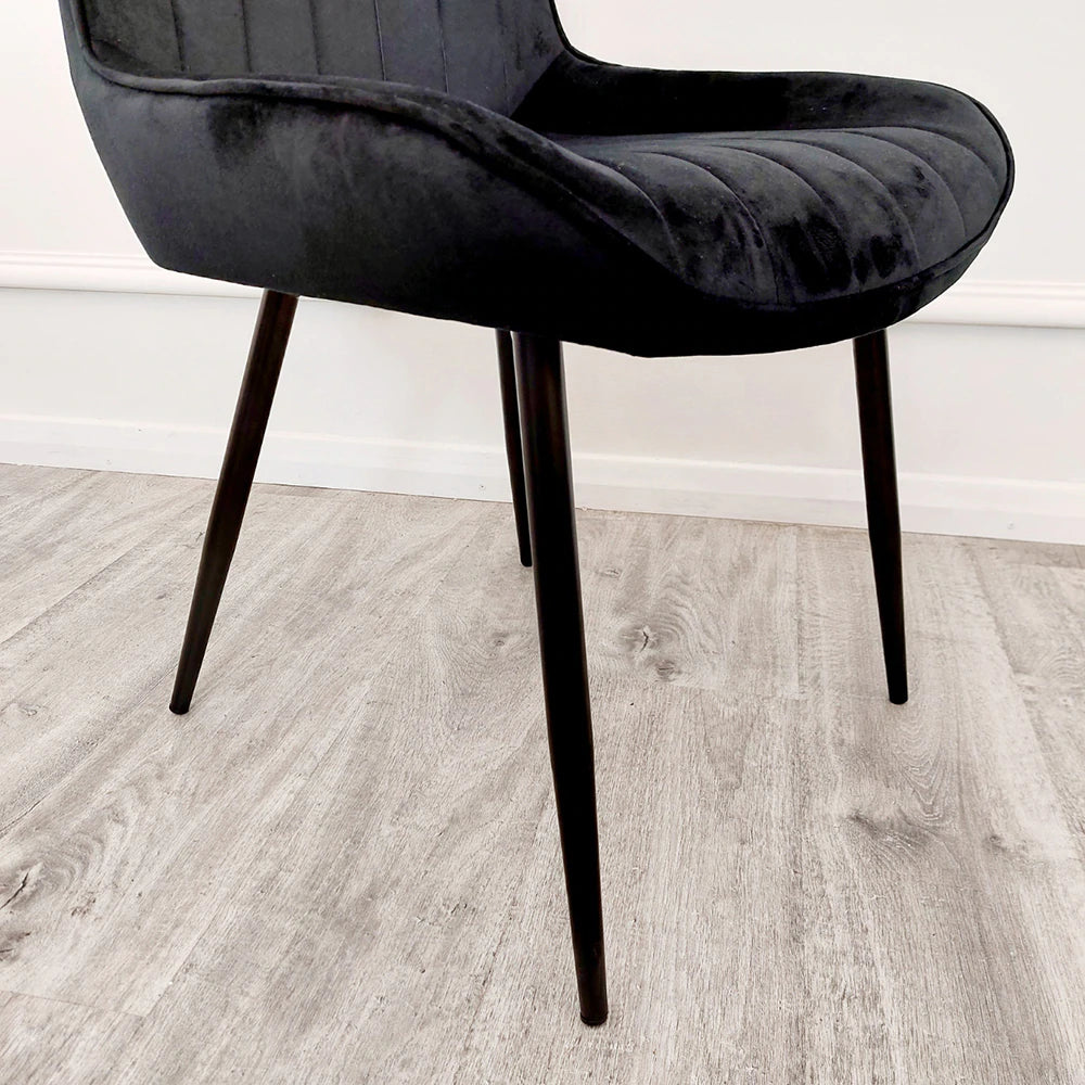 Dido Velvet Dining Chair - AR Furnishings