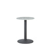 New White round Dining table black leg-60cm